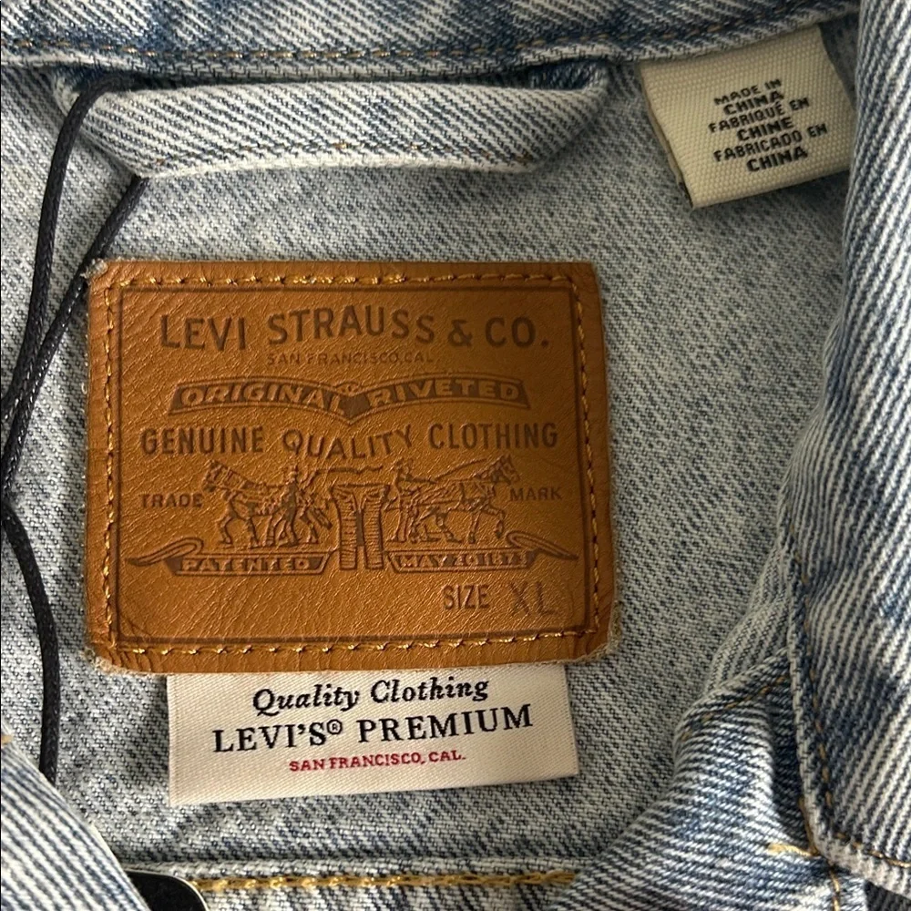 Levi's Premium Blue Denim Trucker Jacket